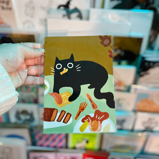 Black Cat Postcard