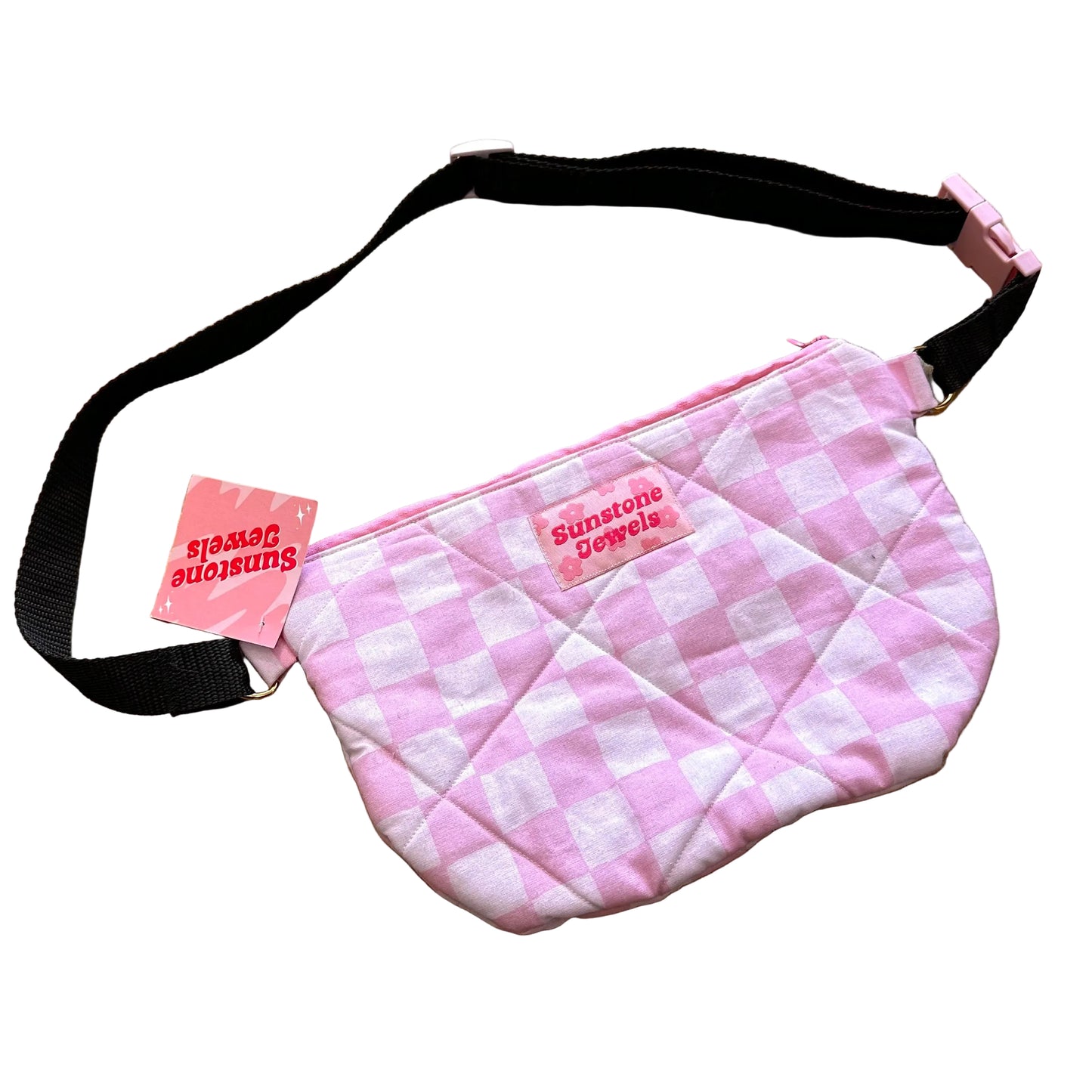 Checkered Quilt Fanny Pack