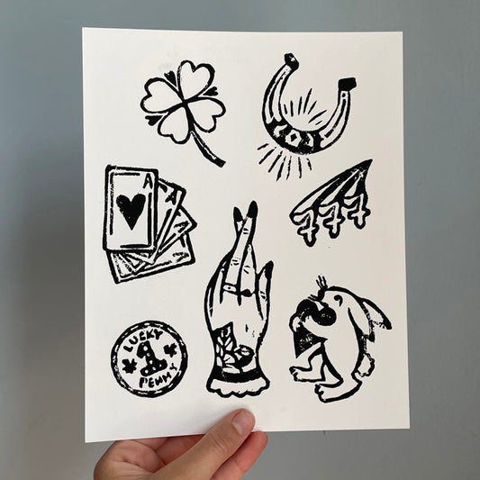 Take Care 8x10 Prints - For Luck