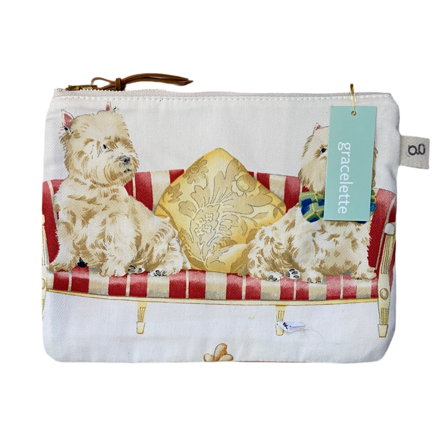 Zip Pouch By Gracelette Textiles
