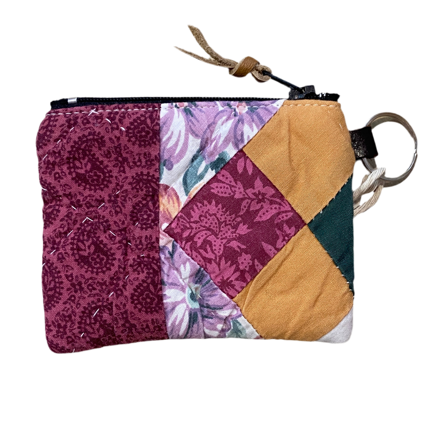 Mini Quilted Zip Pouch