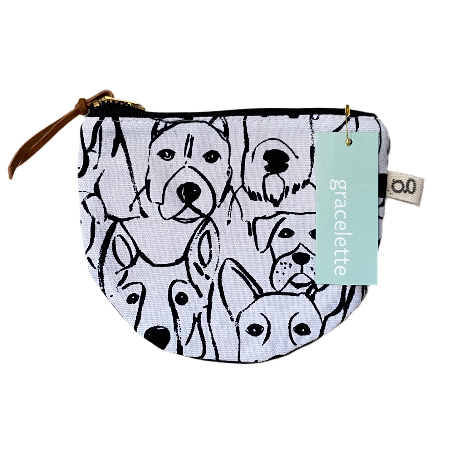Round Mini Zip Pouches