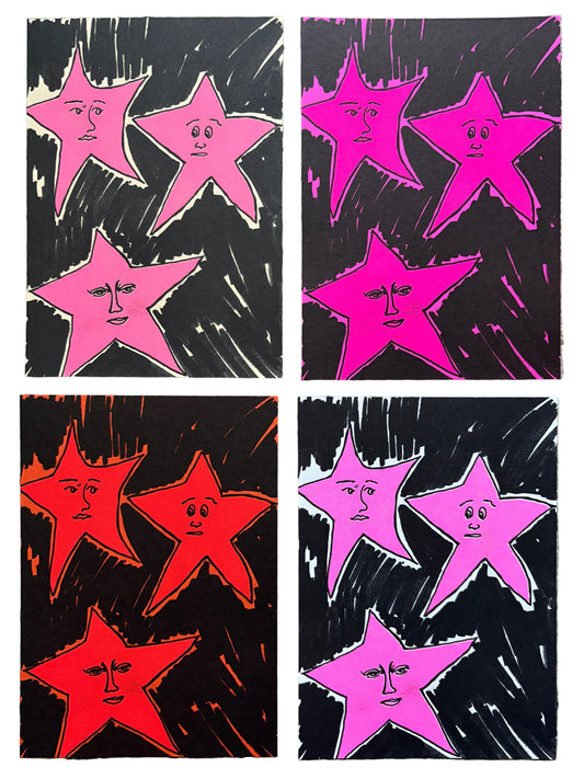 Star Friends RISO print