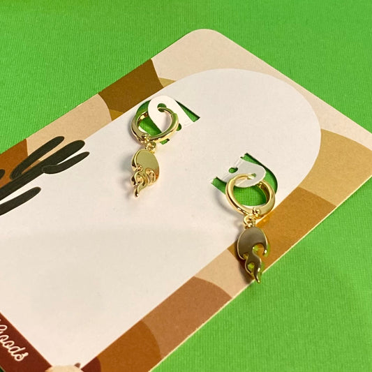 Fire Emoji Earrings