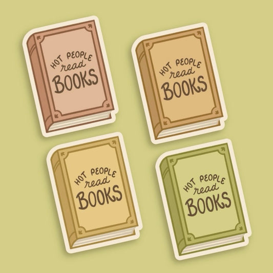 Hot People Read Books Stickers