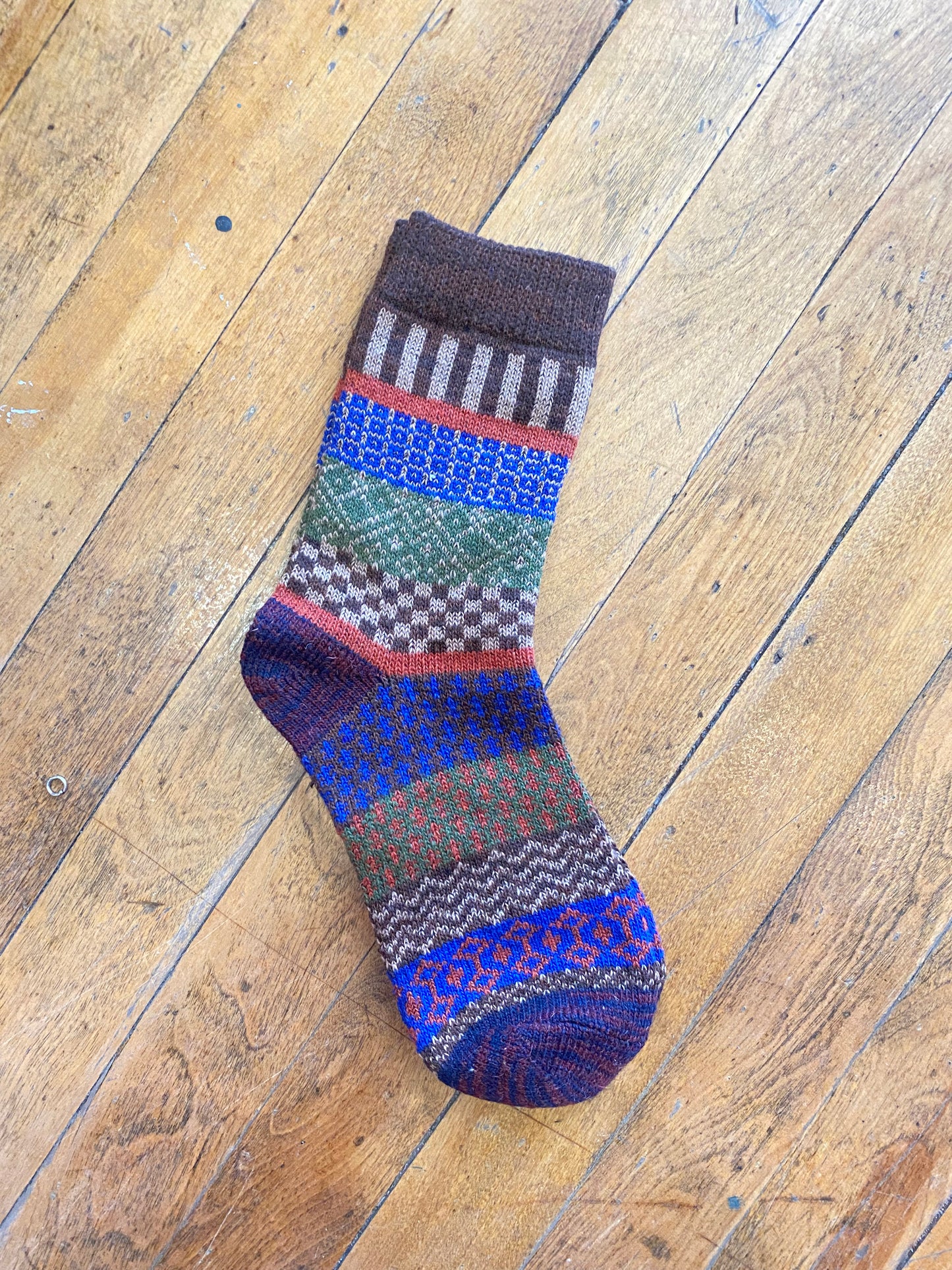 Autumn Mixed Pattern Thick Socks