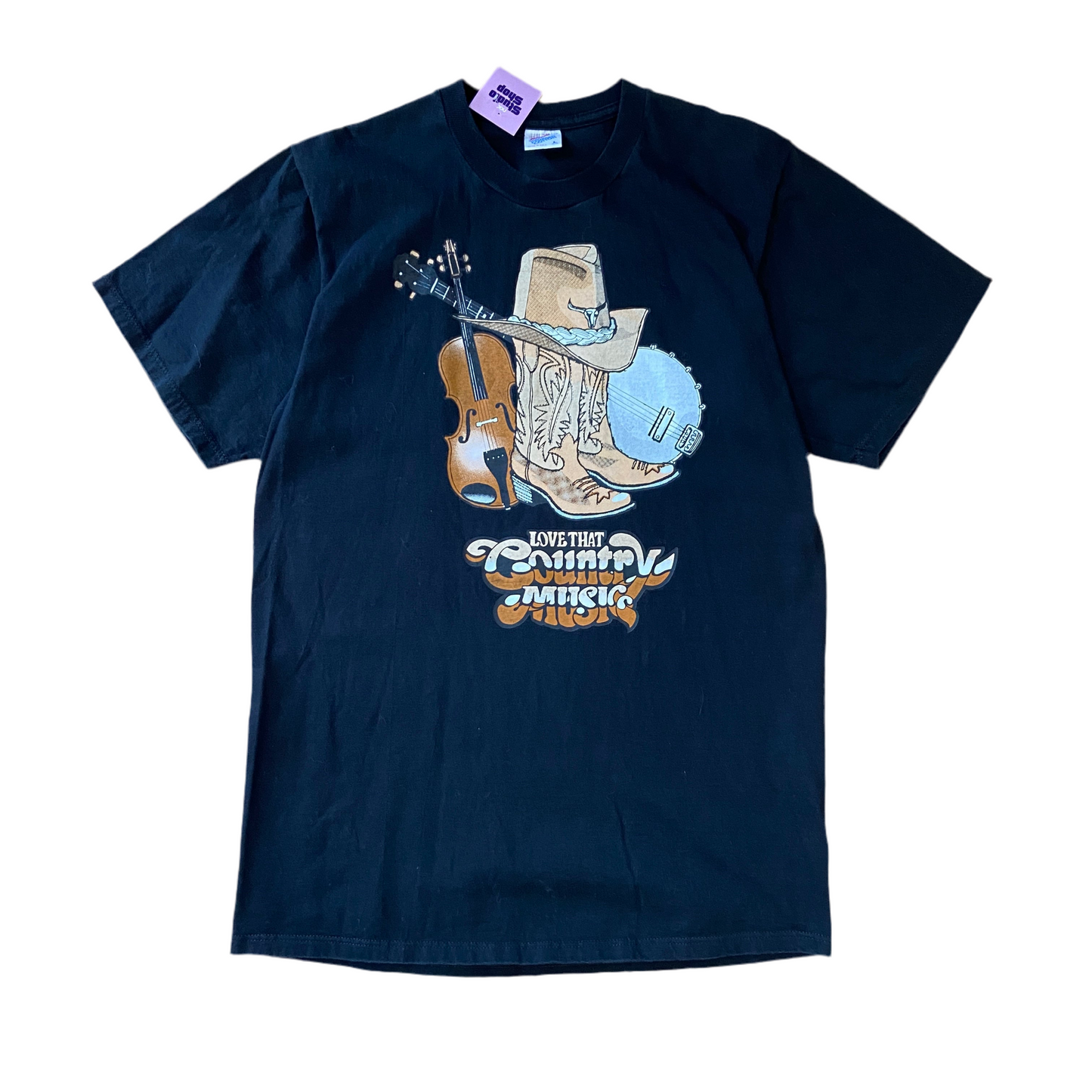Y2K Love That Country Music T-Shirt - L