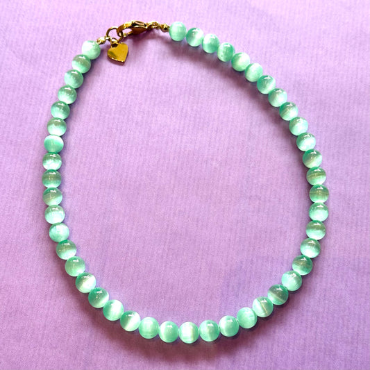 Sea-foam Agate Necklace