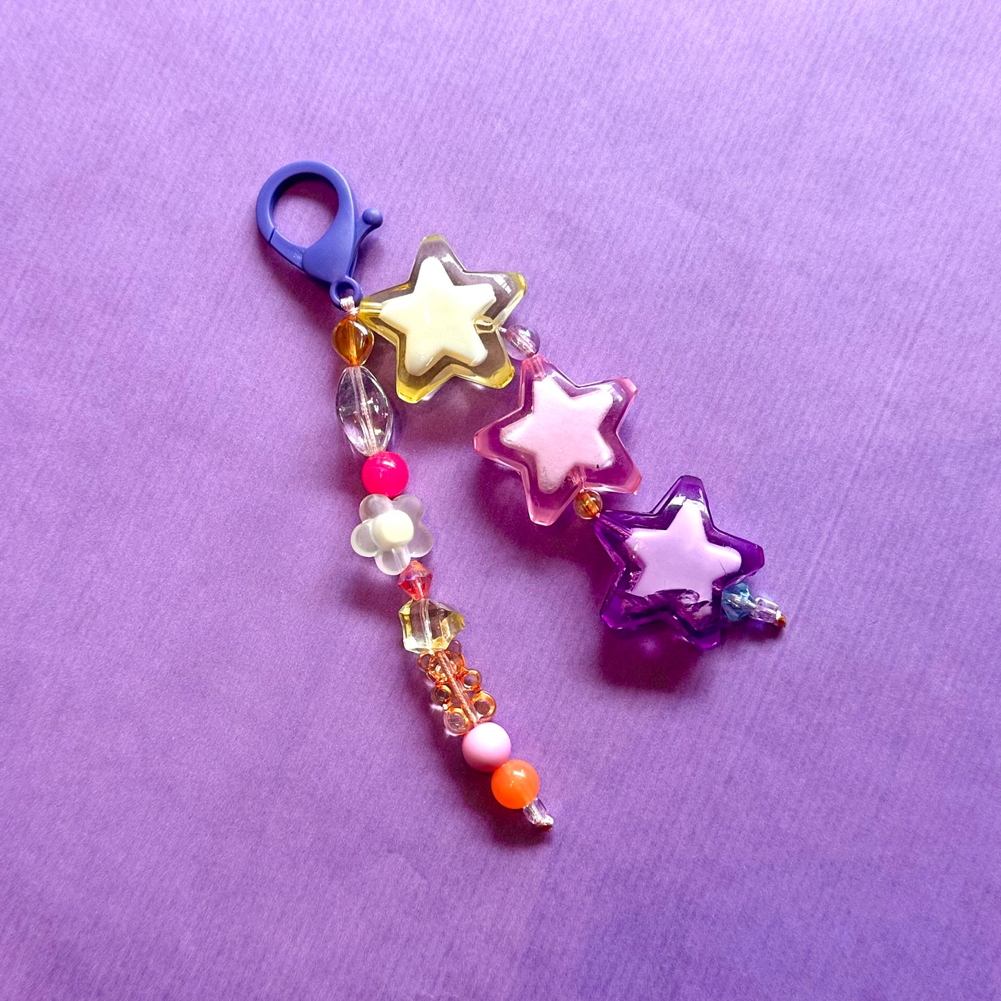 Chunky Beaded Keychain
