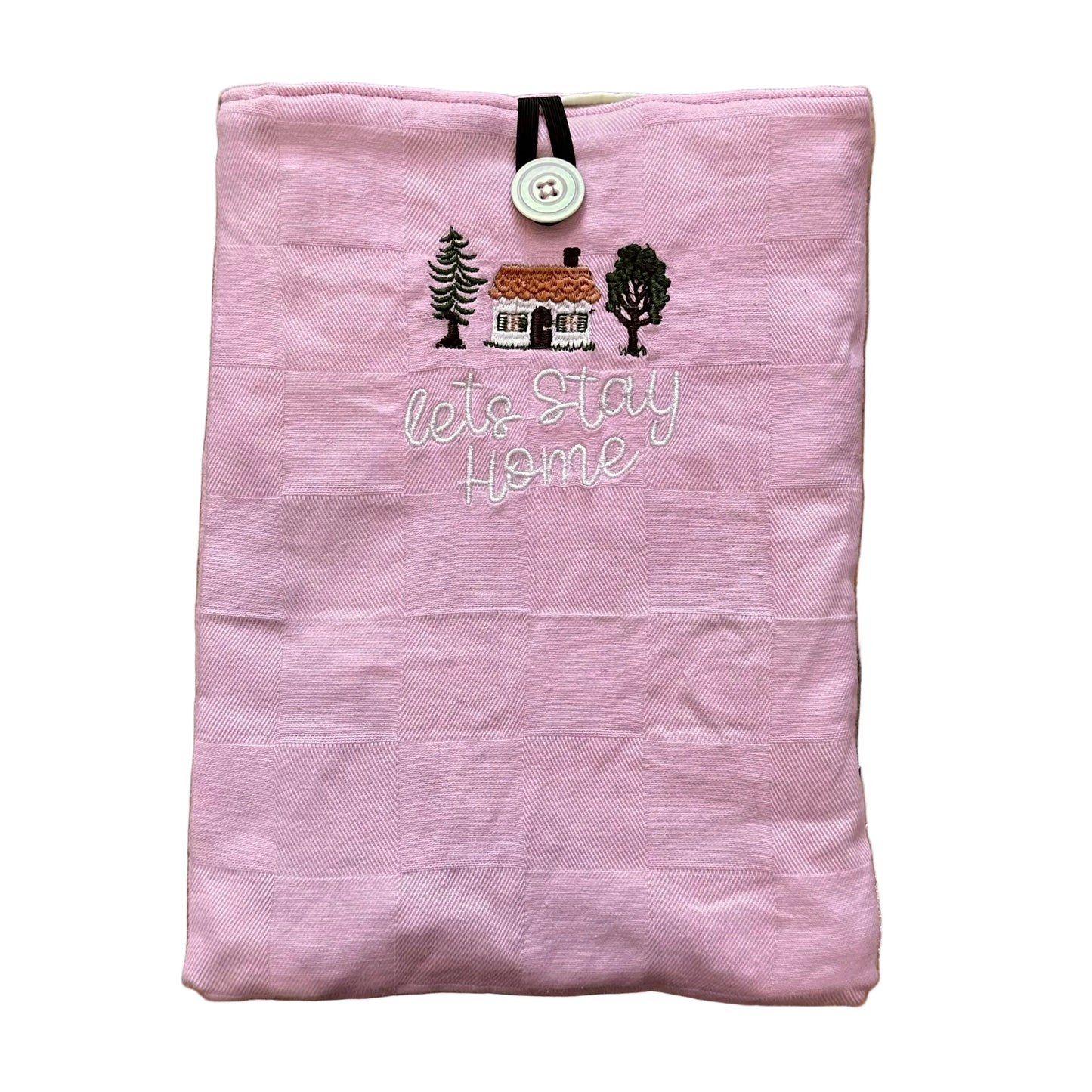 Let’s Stay Home Quilt Book Sleeve
