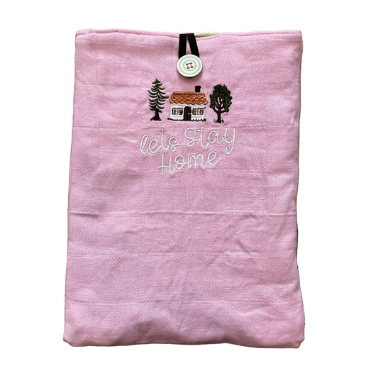 Let’s Stay Home Quilt Book Sleeve