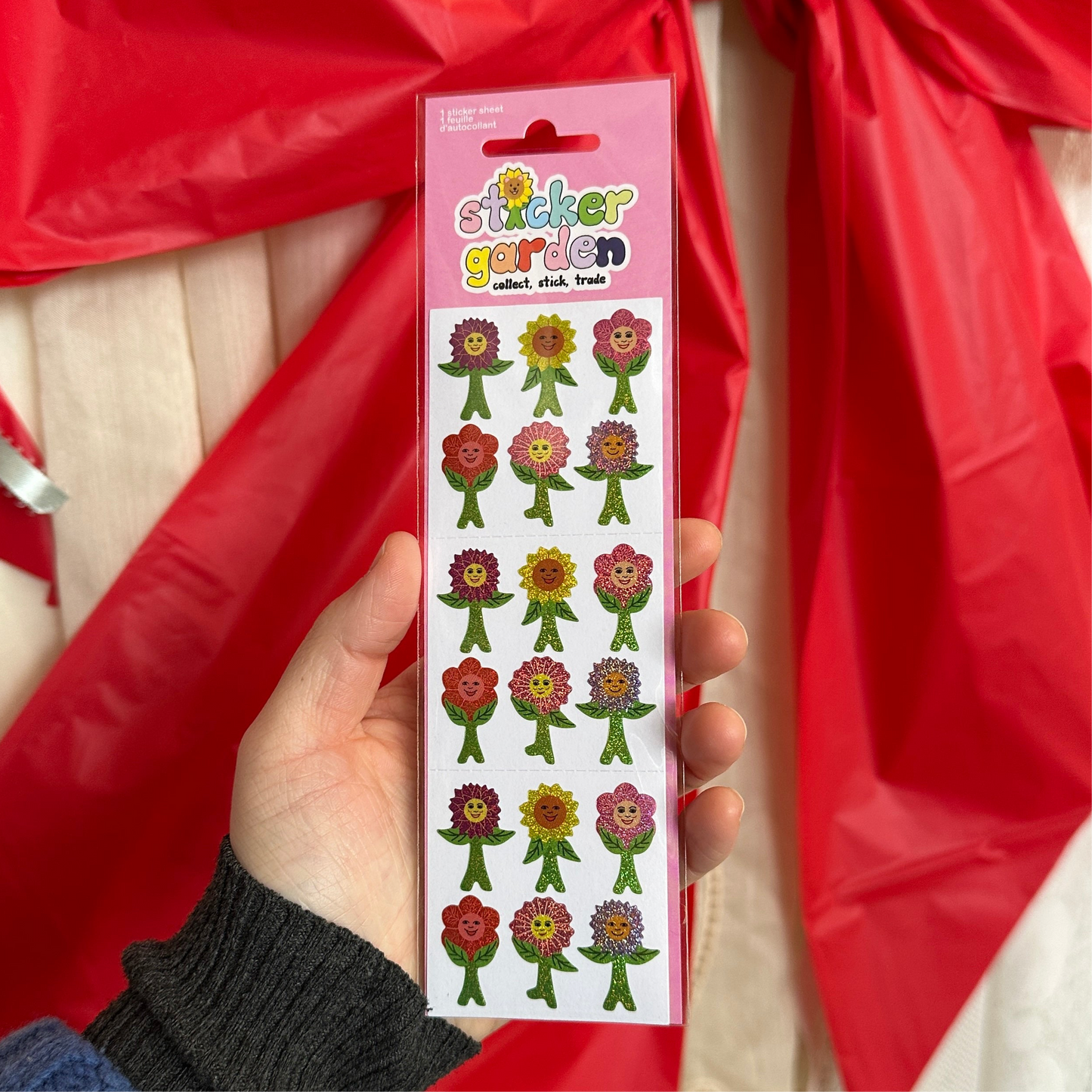 Prism Flower Power Sticker Sheet