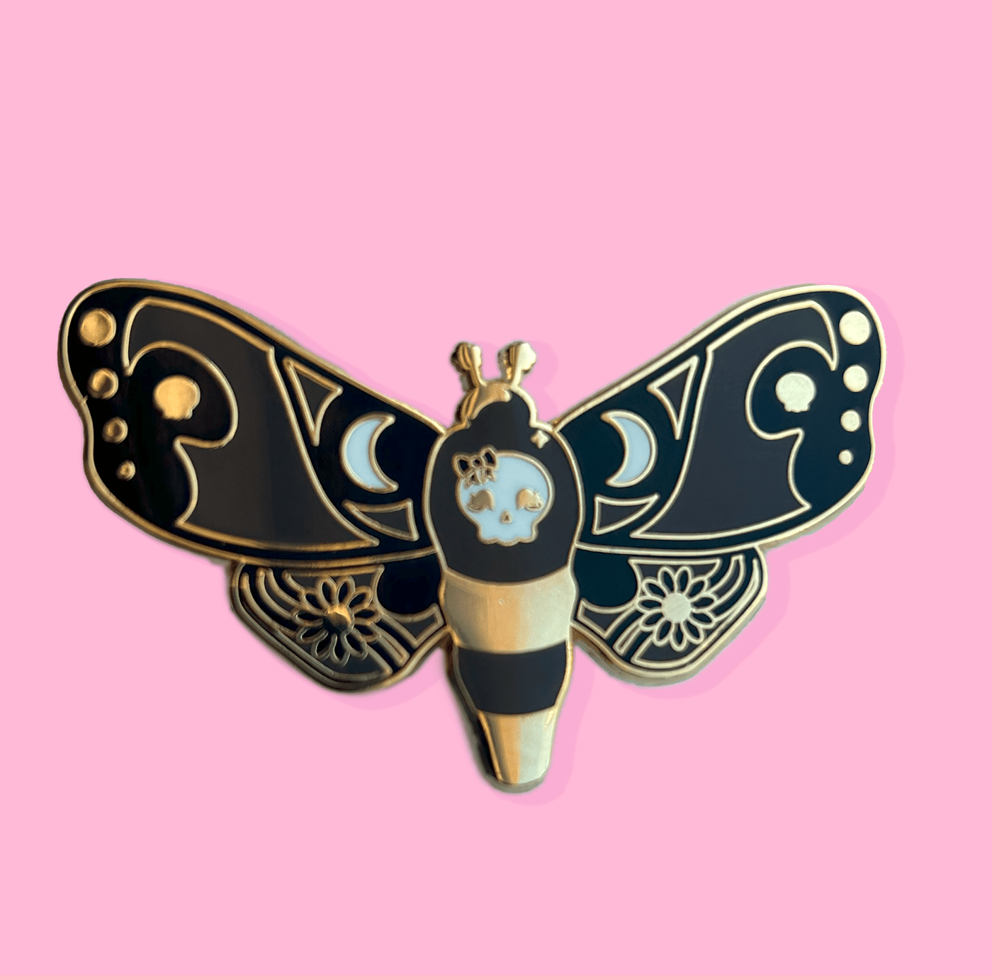 Mystery Moth Pins!