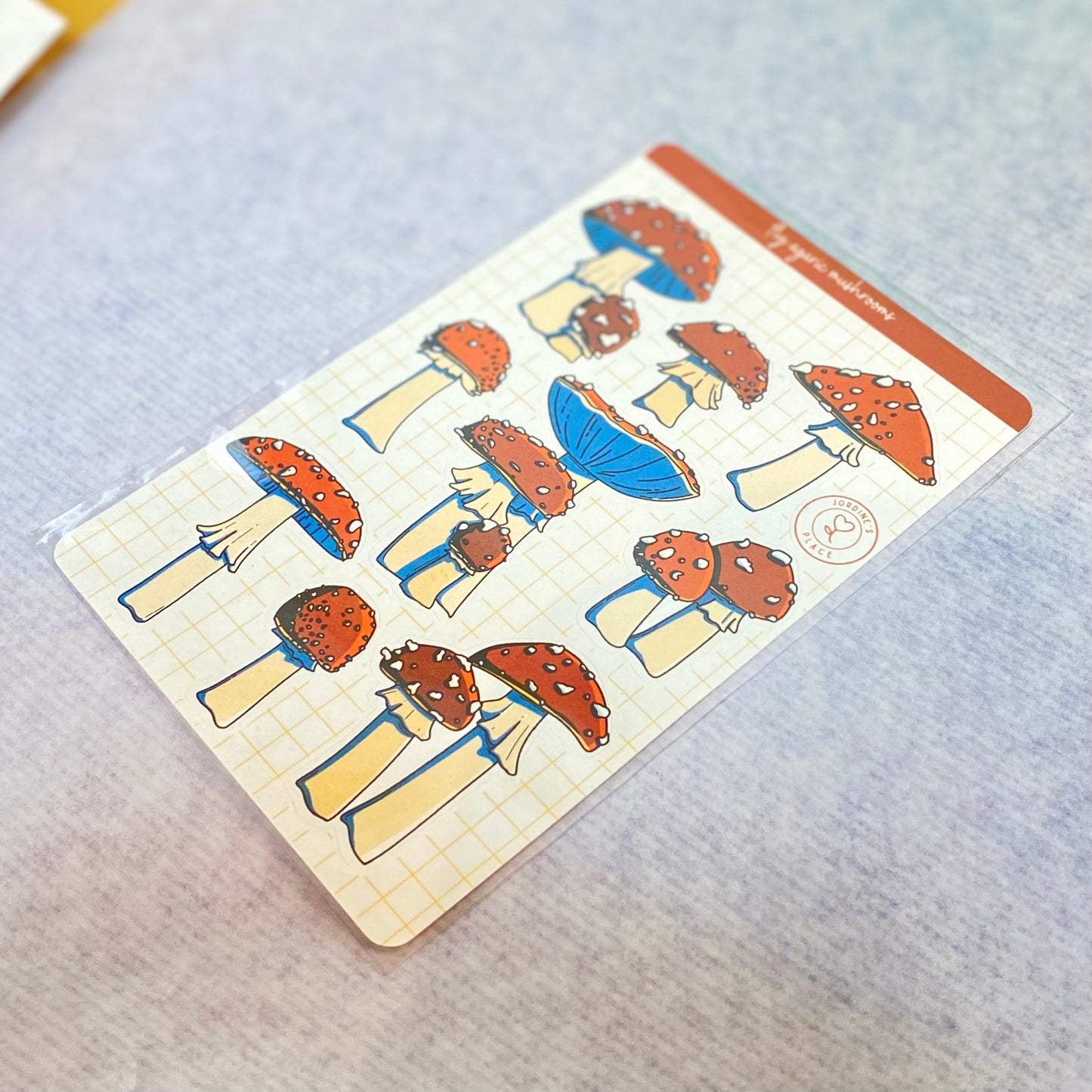 Mushrooms Sticker Sheet