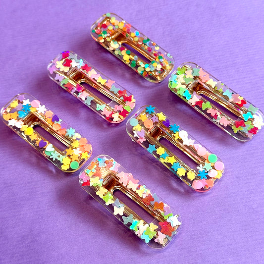 Confetti Hairclips
