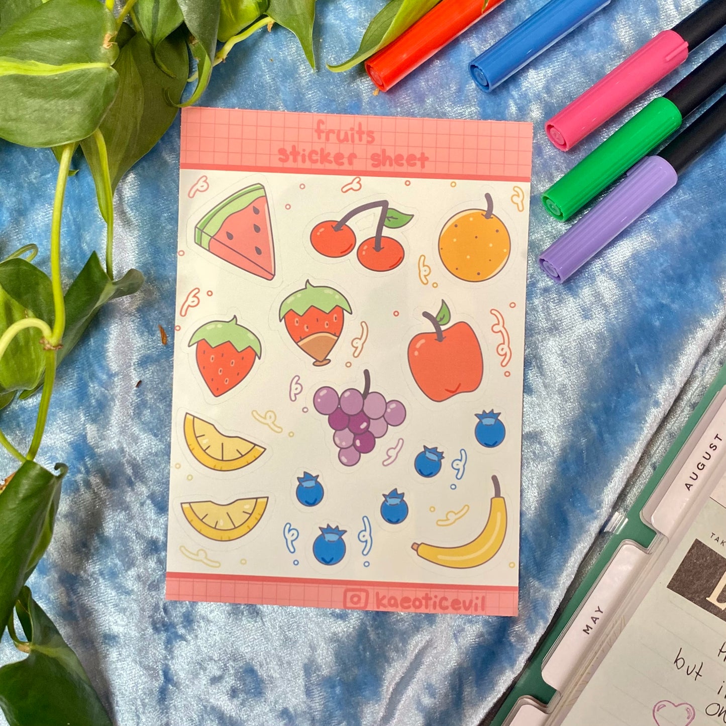 Fruit Sticker Sheet