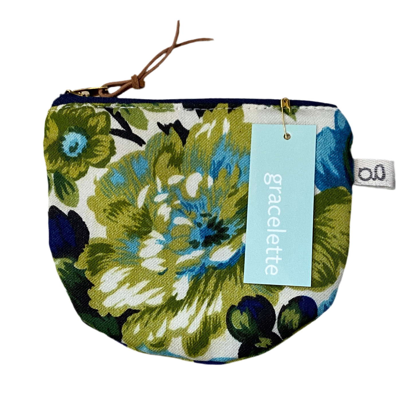 Round Mini Zip Pouches