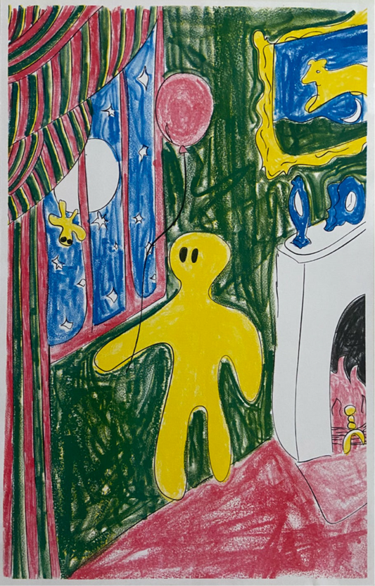 Goodnight Doodly Dude Print