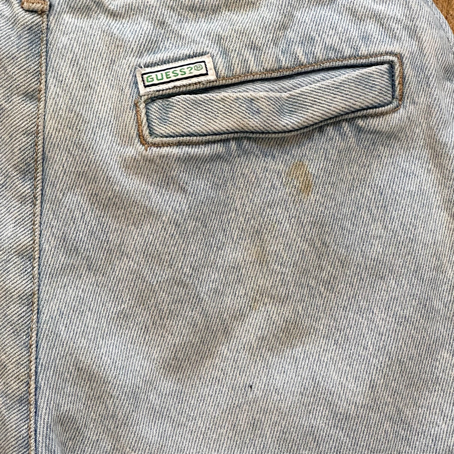 80s Pleated Denim Shorts (XS)