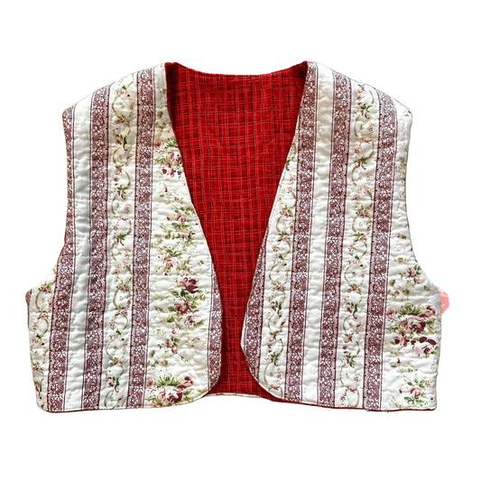 Reversible Quilt Vest (S/M)