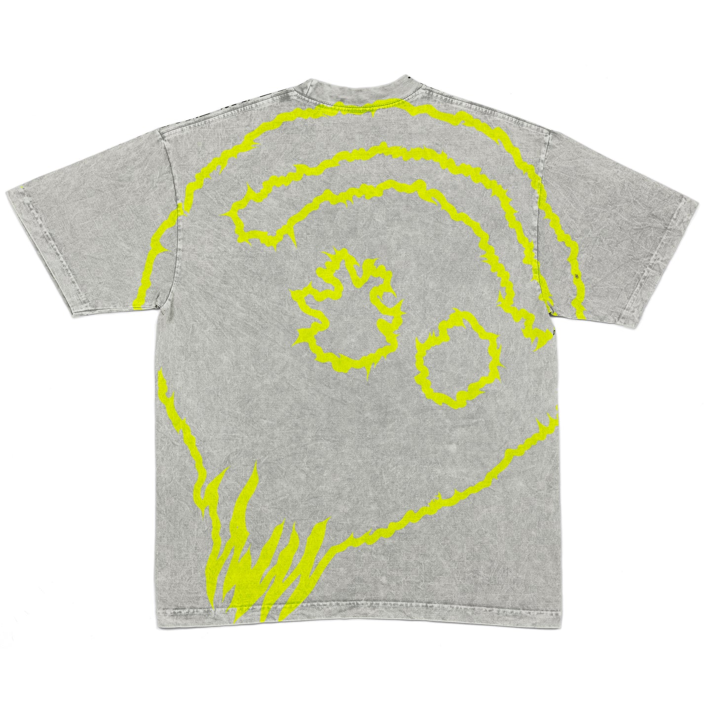 DieDye Smiley T-Shirt - Shattered Grey Glow in the Dark