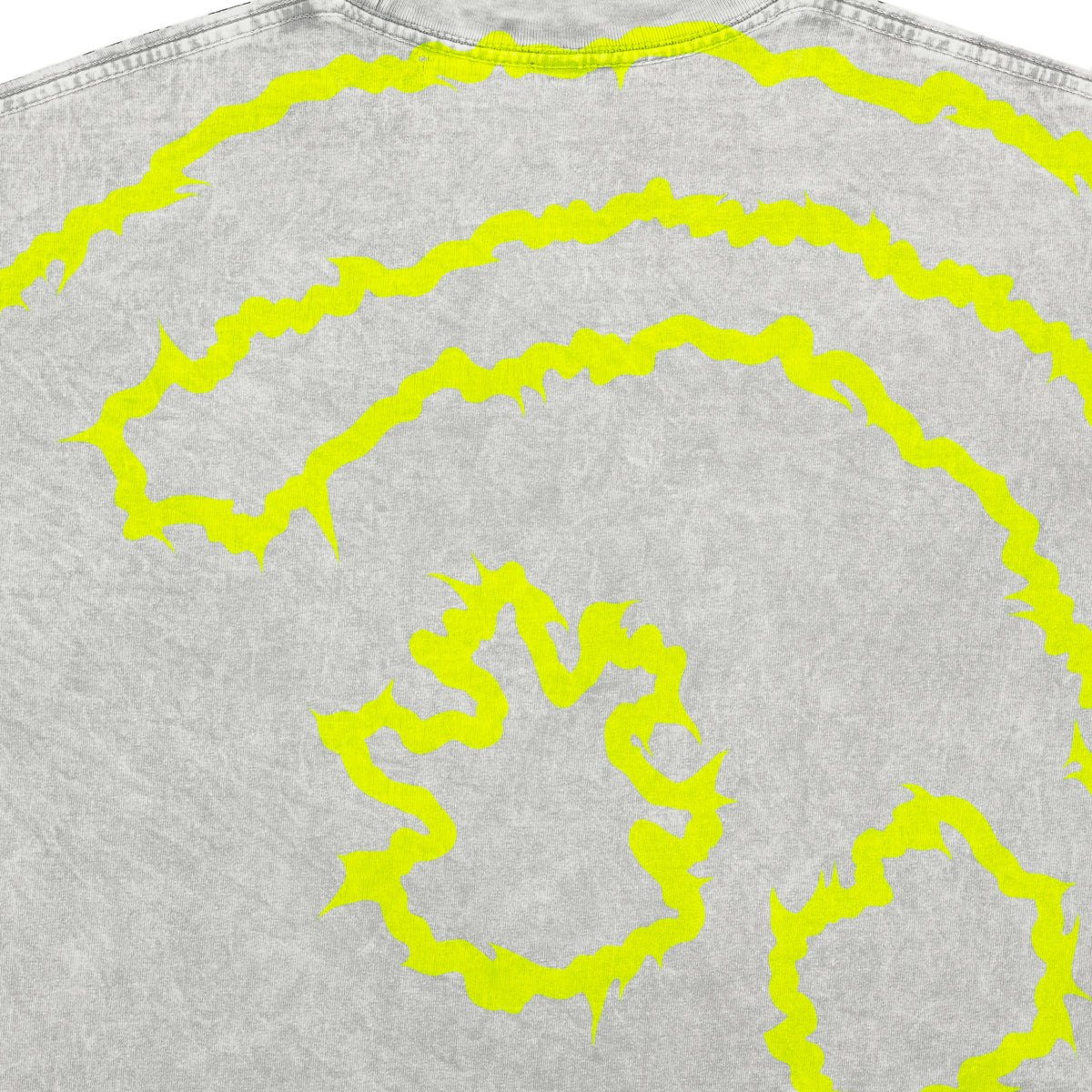 DieDye Smiley T-Shirt - Shattered Grey Glow in the Dark
