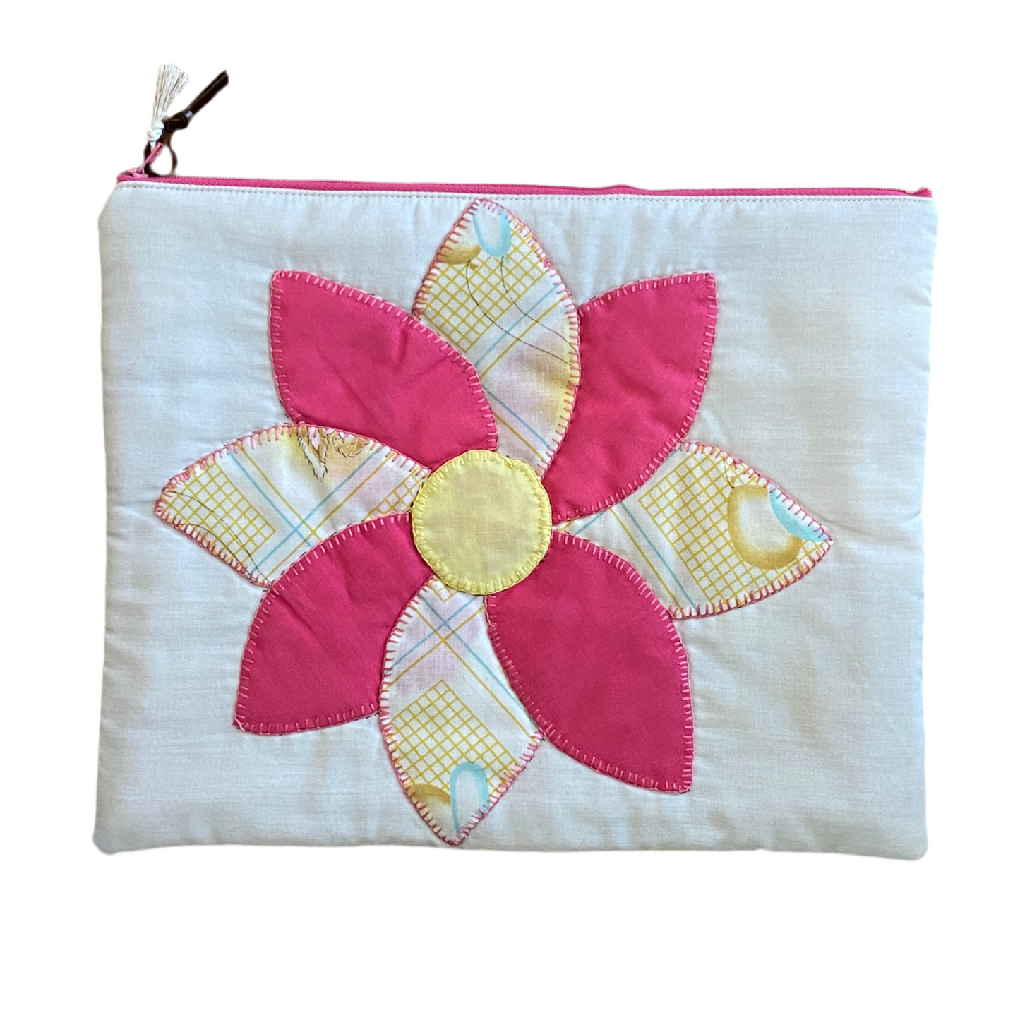 Large Quilted Zip Pouch