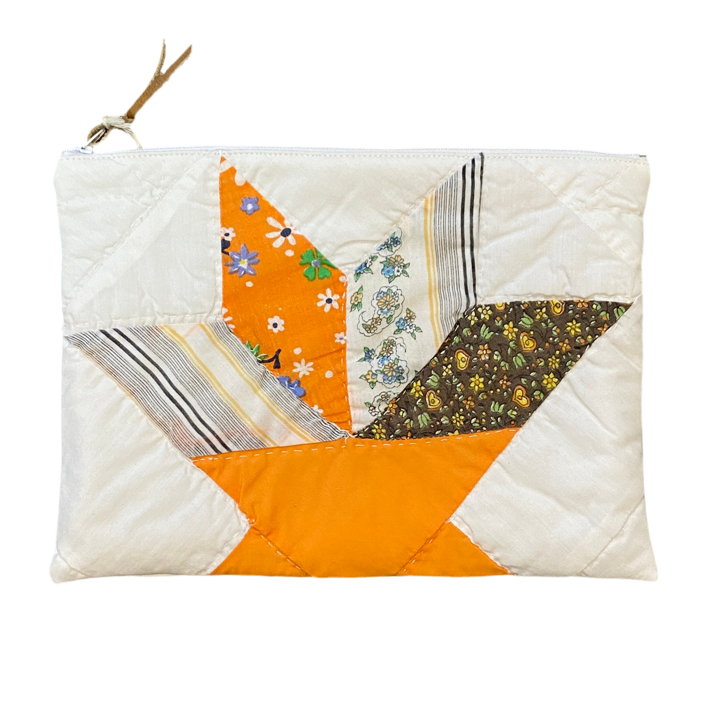 Large Quilted Zip Pouch