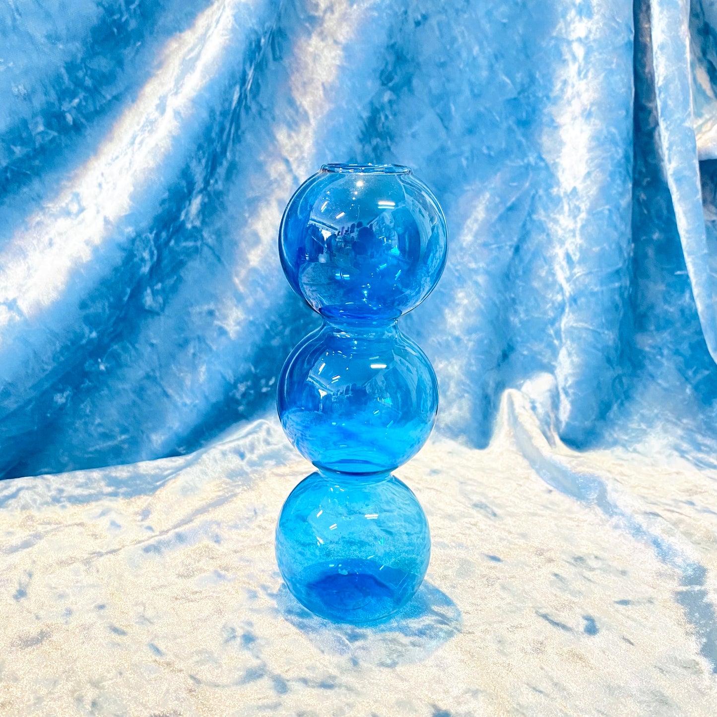 Cobalt Blue Bubble Vase