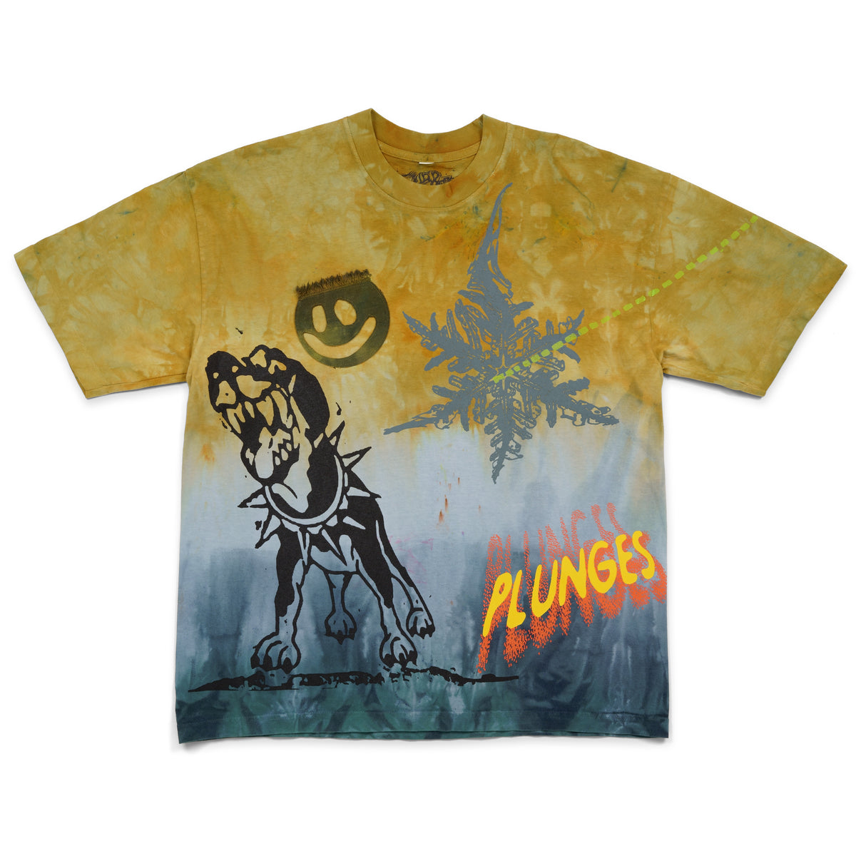 DieDye Smiley T-Shirt - Plunge