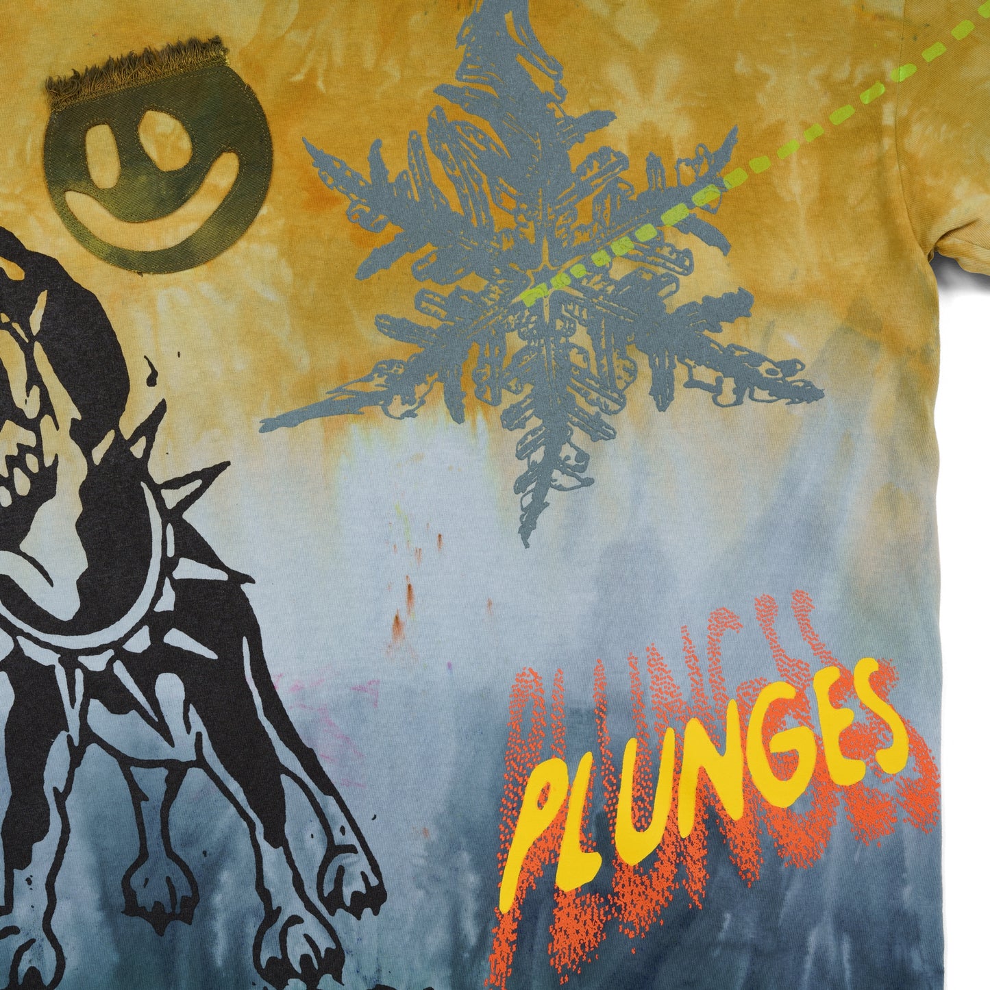 DieDye Smiley T-Shirt - Plunge