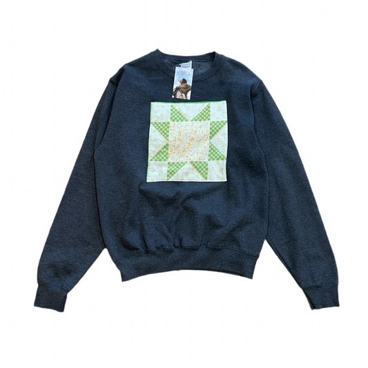 Quilt Square Patchwork Crewneck (S)