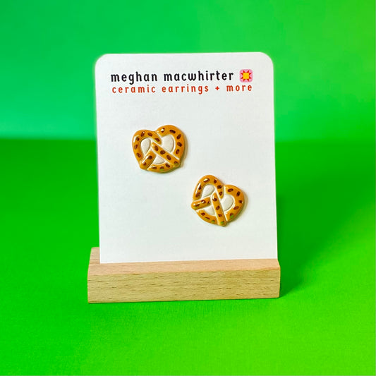 Pretzel Stud Earrings