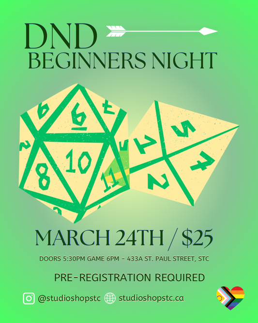 DND NIGHT: BEGINNERS  🌈🧝‍♀️ March 24th