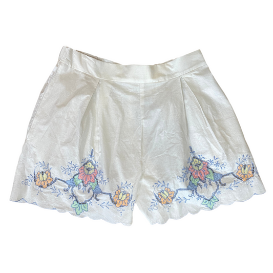 Embroidered Pillowcase Shorts