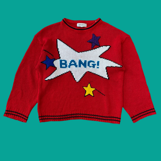 BANG! Red Knit Sweater (L)