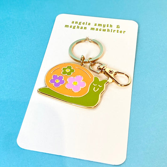 Snail Keychain
