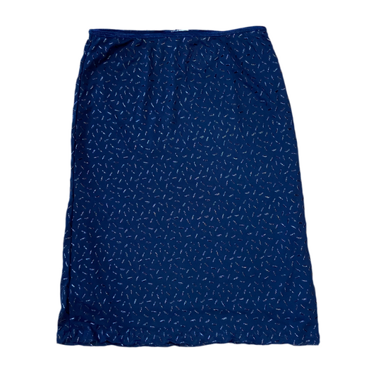 Navy Blue Mesh Skirt (XS)
