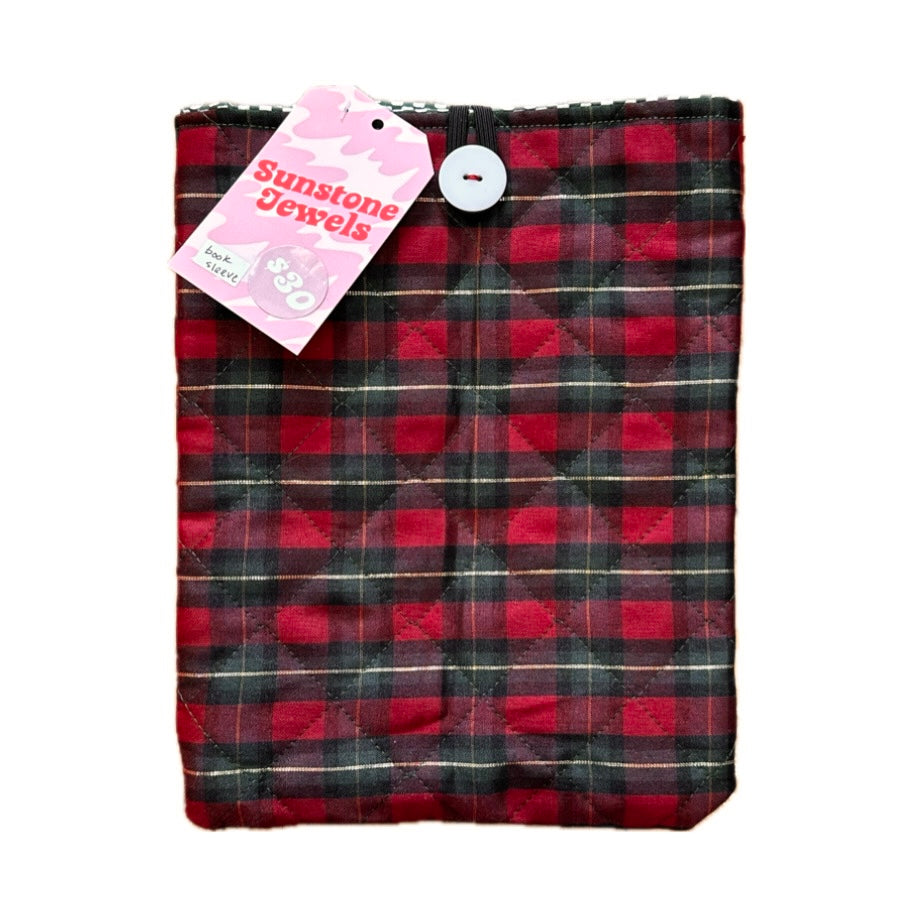 Plaid Quilt Book Sleeve