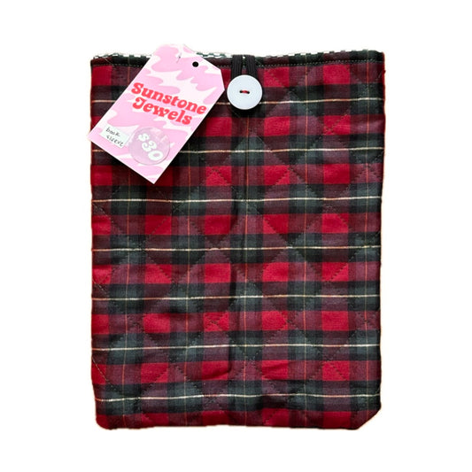 Plaid Quilt Book Sleeve