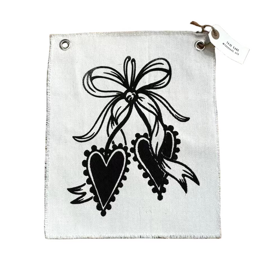 Take Care Small Tapestries - Hearts