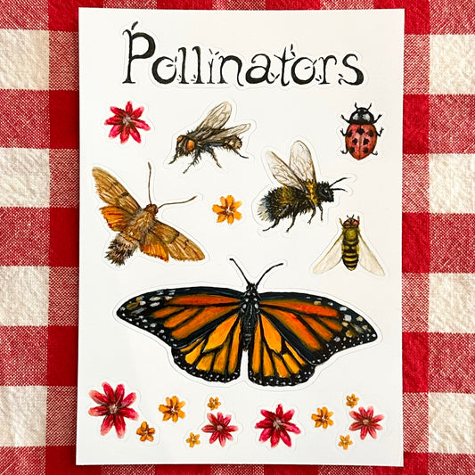 Pollinators Sticker Sheet