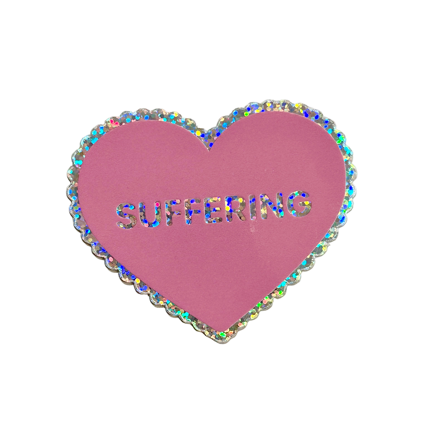 Suffering Heart Sticker