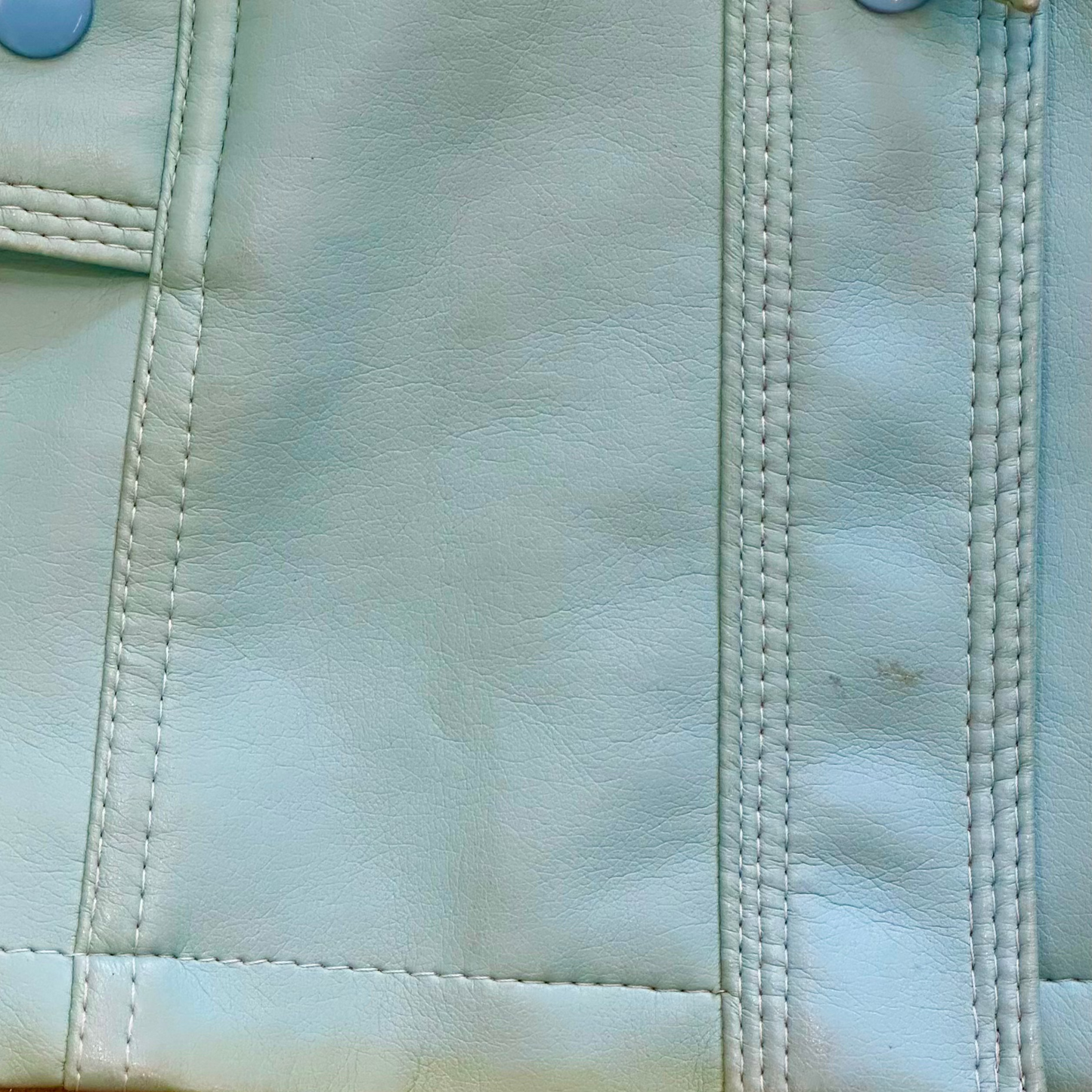 Y2K Faux Leather Jacket - M