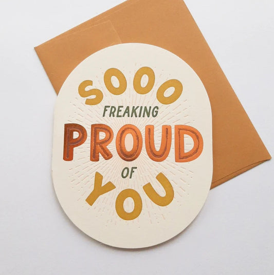 Oval Proud Card