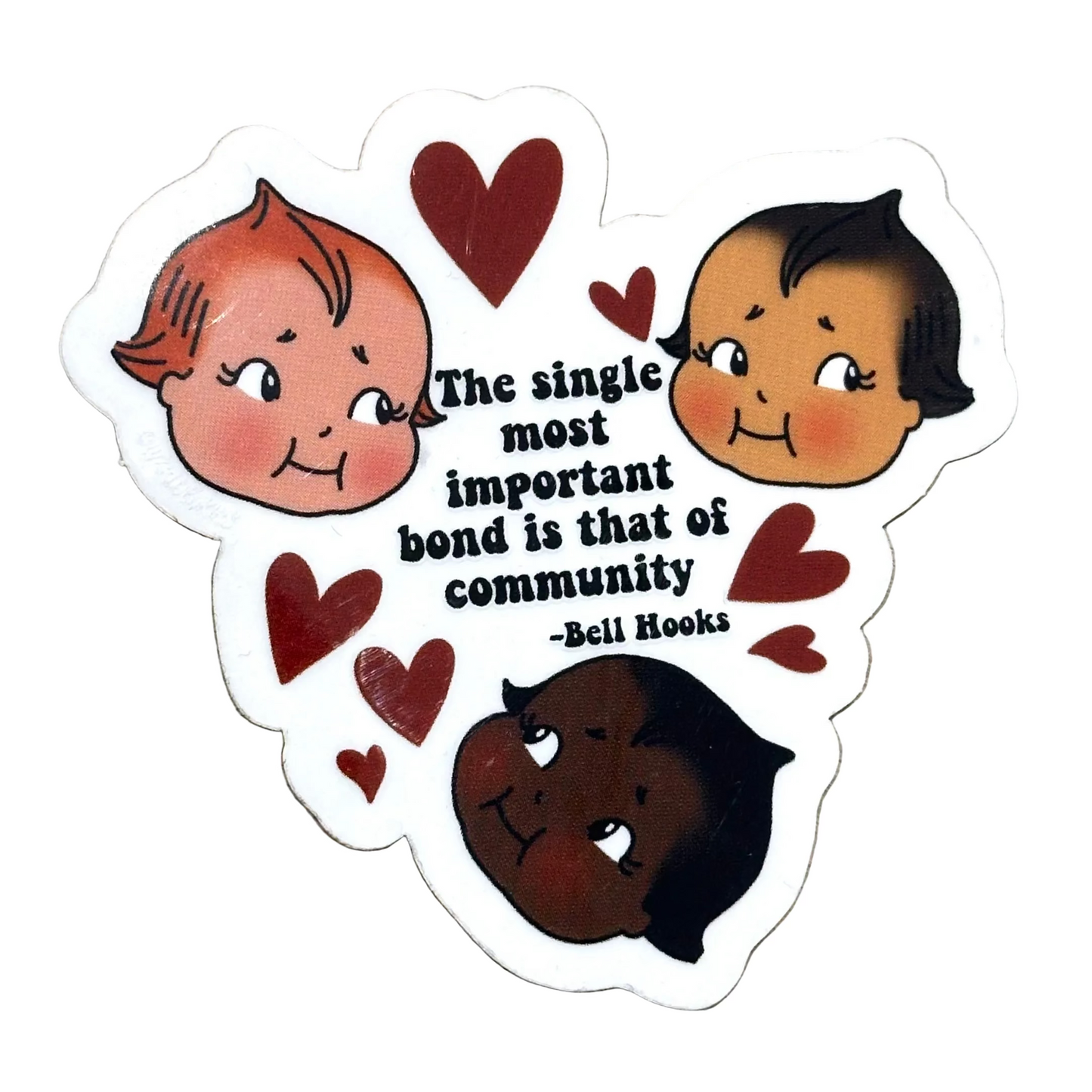 Kewpie Quote Sticker