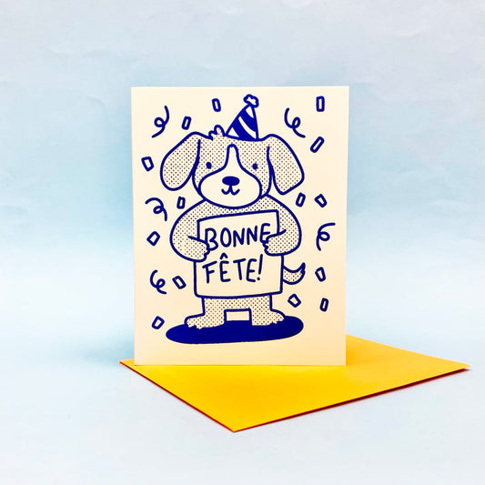 Bonne Fete Greeting Card