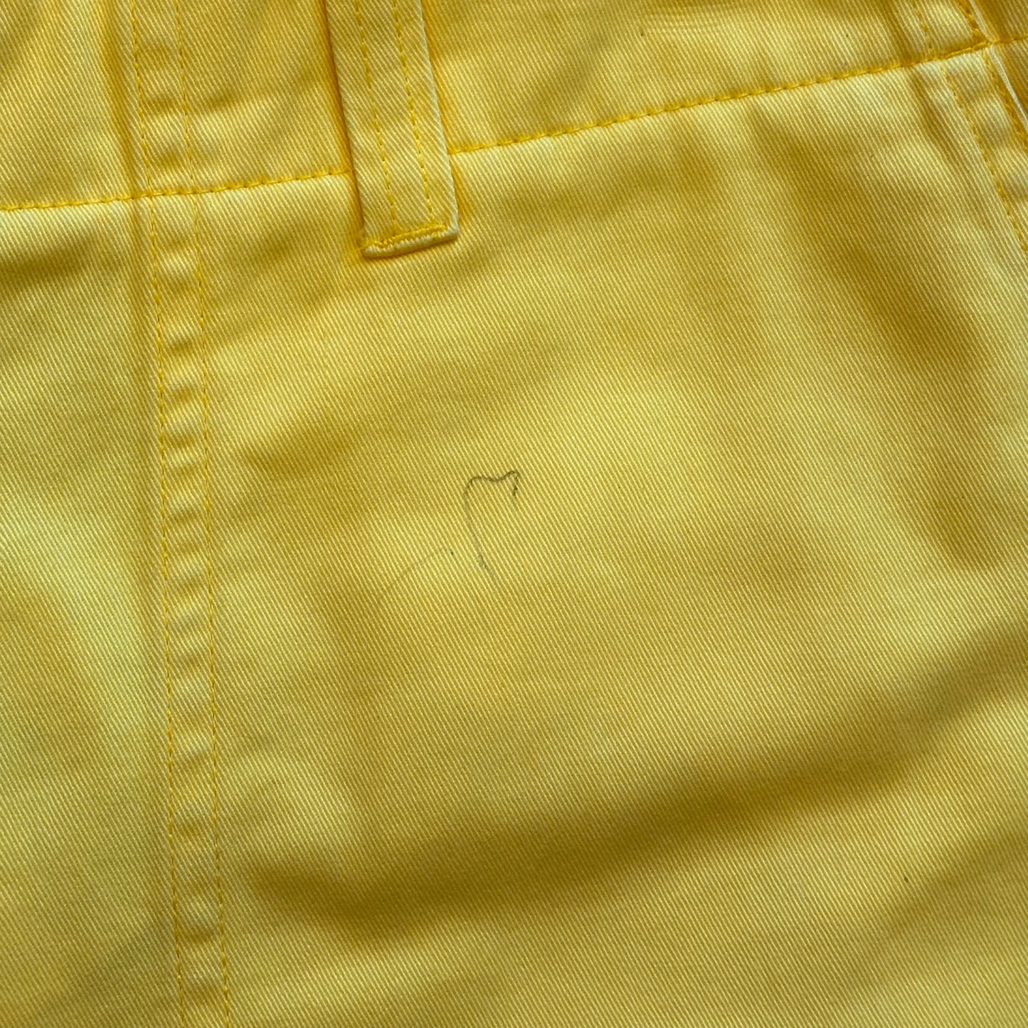 Y2K Yellow Cargo Shorts - M