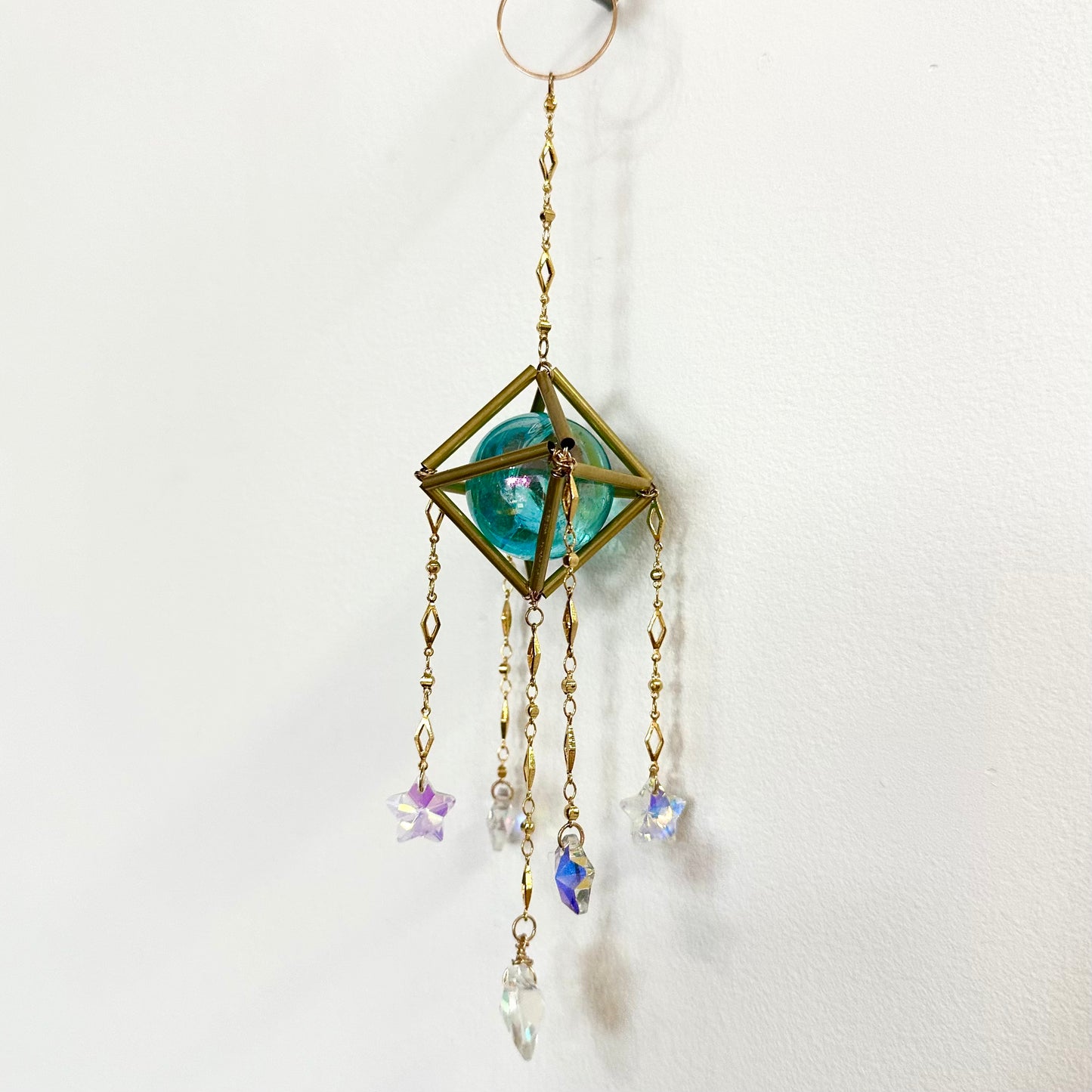 Mini Blue Aura Suncatcher, Rainbow Maker by Sankalpa Studio