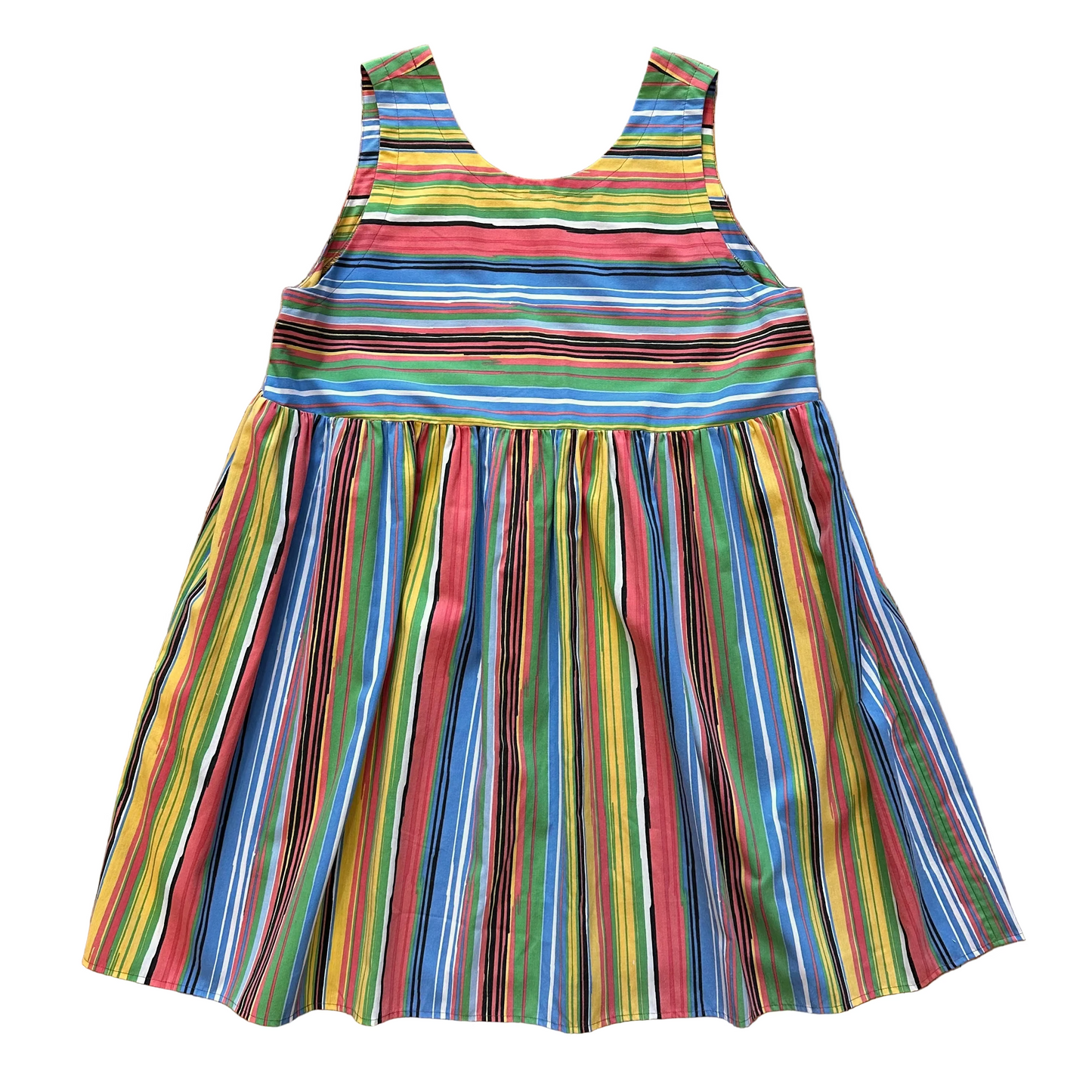 Mini Colourful Stripe Dress by Terry Zee Studios